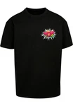 Merchcode T-Shirt Herren WOW Comic Heavy Oversized Tee Schwarz/Lila/Rot