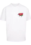 Merchcode T-Shirt Herren WOW Comic Heavy Oversized Tee Rosa/Weiß/Rot
