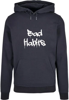 Merchcode Kapuzensweatshirt Merchcode Herren Bad Habits Basic Hoody Dunkelblau/Blau Merchcode Kapuzensweatshirt Merchcode Herren Bad Habits Basic Hoody Dunkelblau/Blau