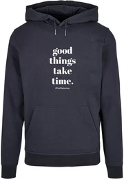 Kapuzensweatshirt Herren Good Things Take Time Basic Hoody (1-tlg)