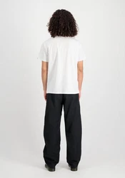 Alpha Industries T-Shirt Grunge Logo Weiß/Rot