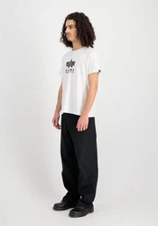 Alpha Industries T-Shirt Grunge Logo Weiß/Rot