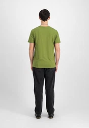 Alpha Industries T-Shirt Grunge Logo Dunkelgrün