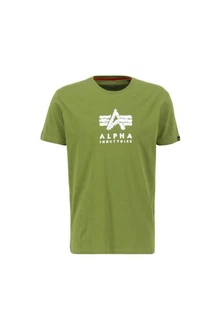 Alpha Industries T-Shirt Grunge Logo Dunkelgrün