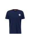 Alpha Industries T-Shirt Doted SL T-Shirt Dunkelblau/Blau