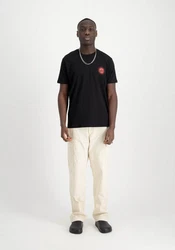 Alpha Industries T-Shirt Doted SL T-Shirt Dunkelblau/Schwarz/Rosa