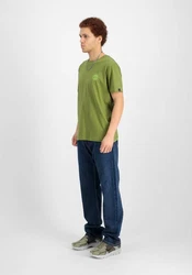 Alpha Industries T-Shirt Doted SL T-Shirt Dunkelgrün/Neonfarben/Grün
