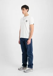 Alpha Industries T-Shirt Doted SL T-Shirt Weiß/Creme