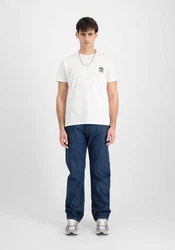 Alpha Industries T-Shirt Doted SL T-Shirt Weiß/Creme