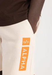 Alpha Industries Shorts Alpha Puff Print Short Weiß/Beige/Orange/Creme/Khaki