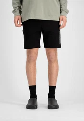 Alpha Industries Shorts Alpha Puff Print Short Schwarz/Dunkelblau