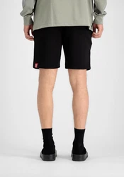 Alpha Industries Shorts Alpha Puff Print Short Schwarz/Dunkelblau