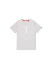 ALPHA INDUSTRIES T-Shirt Weiß/Grau/Rot