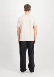 ALPHA INDUSTRIES T-Shirt Beige/Khaki/Weiß/Braun