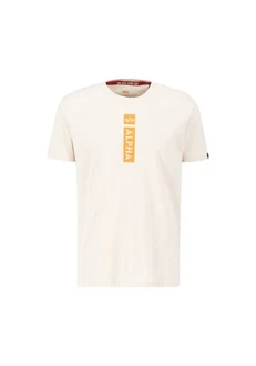 ALPHA INDUSTRIES T-Shirt Beige/Khaki/Weiß/Braun