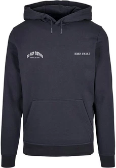 Merchcode Kapuzensweatshirt Merchcode Herren Barely Awake Basic Hoody (1) Dunkelblau/Dunkelgrau/Blau