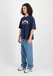 Alpha Industries T-Shirt College T Dunkelblau/Blau