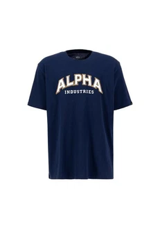 Alpha Industries T-Shirt College T Dunkelblau/Blau
