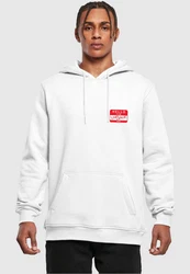 Merchcode Kapuzensweatshirt Herren Lewis Capaldi - Hello it's me Hoody Weiß/Rot/Creme