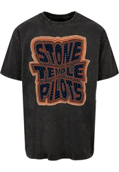 Merchcode T-Shirt Herren (1-tlg) Schwarz/Blau/Braun