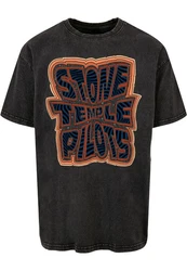 Merchcode T-Shirt Herren (1-tlg) Schwarz/Blau/Braun
