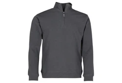 James & Nicholson Sweatshirt Round Neck Zip Sweat 
