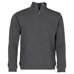Sweatshirt Round Neck Zip Sweat