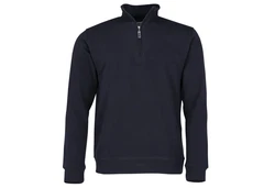 James & Nicholson Sweatshirt Round Neck Zip Sweat 