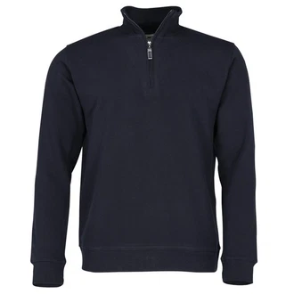 James & Nicholson Sweatshirt Round Neck Zip Sweat