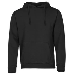 James & Nicholson Kapuzensweatshirt Basic Hoody Schwarz/Dunkelgrau