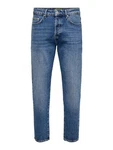 ONLY & SONS Regular-fit Jeans Regular Fit Denim Jeans Hose 5-Pocket Style (7119) Blau