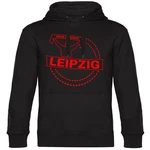 multifanshop Kapuzensweatshirt Leipzig - Meine Fankurve Schwarz/Rot/Grün/Braun/Dunkelrot