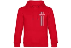 multifanshop Kapuzensweatshirt Düsseldorf Hoodie Rot