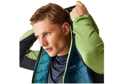 Regatta Funktionsjacke Softshelljacke Steppjacke Andreson VIII Hybrid Blau/Grün/Türkis