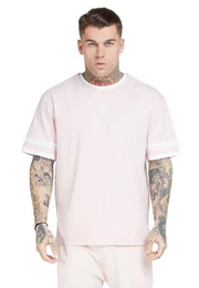 T-Shirt T-Shirt Herren RAGLAN SWEATER SS-15412 Cloudy Pink