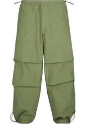 Urban Classics Herren Popline Parachute Pants Dunkelgrün/Khaki