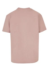 Merchcode T-Shirt Good Things Take Time Heavy Oversize Tee (1-tlg) Rosa/Gold