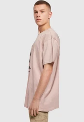 Merchcode T-Shirt Good Things Take Time Heavy Oversize Tee (1-tlg) Rosa/Gold