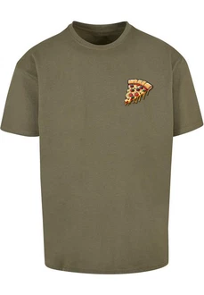 Merchcode T-Shirt Herren Pizza Comic Tee Dunkelgrün/Khaki Merchcode T-Shirt Herren Pizza Comic Tee Dunkelgrün/Khaki