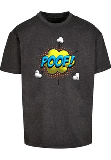 Merchcode T-Shirt Herren POOF Comic Heavy Oversized Tee Lila/Schwarz/Grau/Braun/Hellblau