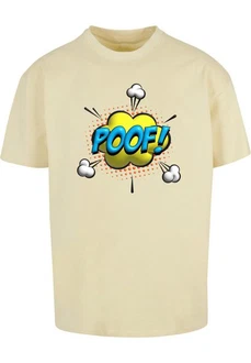 Merchcode T-Shirt Herren POOF Comic Heavy Oversized Tee Beige/Braun