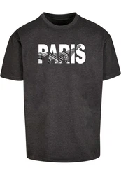 Merchcode Paris Eiffel Tower Heavy Oversize Tee Grün/Dunkelgrau