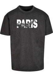 Merchcode Paris Eiffel Tower Heavy Oversize Tee Grün/Dunkelgrau