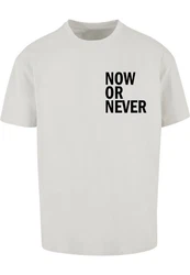 Merchcode T-Shirt Herren Now Or Never Heavy Oversize Tee 