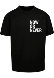 Merchcode T-Shirt Herren Now Or Never Heavy Oversize Tee 