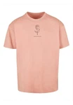 Merchcode T-Shirt Merchcode Herren Spring - Tulip Flower Heavy Oversized Tee Rosa/Orange/Gold/Braun