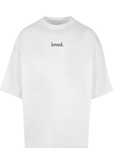 Merchcode T-Shirt Love Huge Tee Grau/Rot/Orange/Silber/Weiß Merchcode T-Shirt Love Huge Tee Grau/Rot/Orange/Silber/Weiß