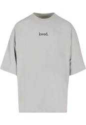 Merchcode T-Shirt Love Huge Tee Grau/Khaki