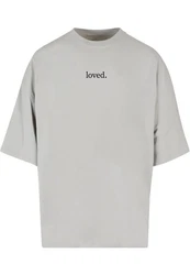 Merchcode T-Shirt Love Huge Tee Grau/Khaki