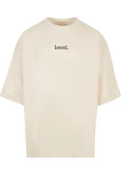 Merchcode T-Shirt Love Huge Tee Khaki/Beige/Braun